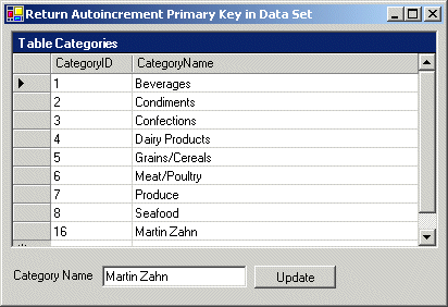 Retrieving Identity or Autonumber Values